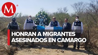 Colocan altar en sitio donde ocurrió masacre en Camargo