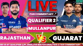 🔴Rr vs Gt Qualifier 2 IPL 2026 | Rajasthan vs Gujarat Live Cricket Score & Fan Commentary🎤 screenshot 5