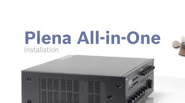 Bosch Security - PLENA all-in-one Installation Movie
