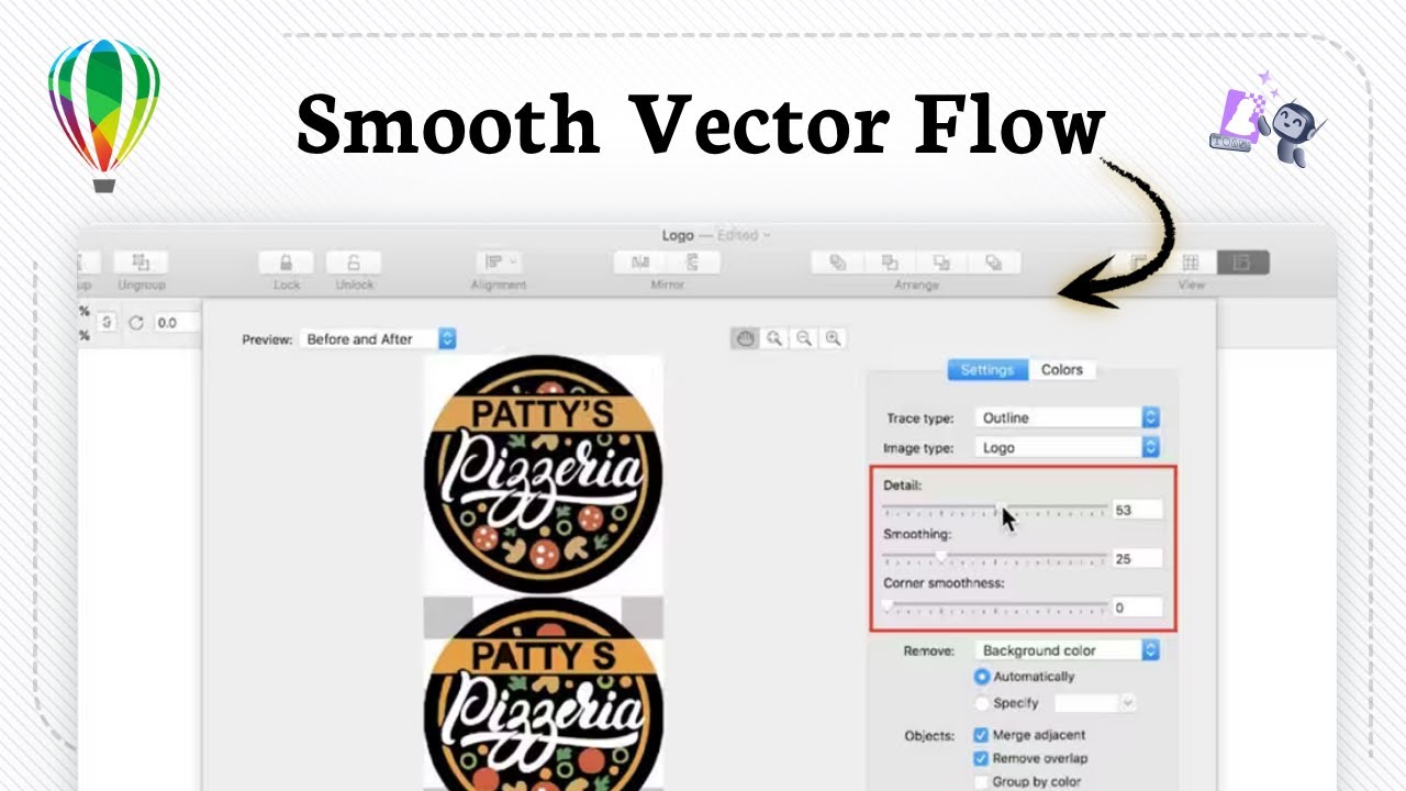 Vectorize Corel How to convert an image to a vector in CorelDRAW - YouTube
