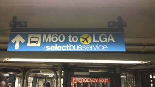 R160 (N)/(Q) Trains Astoria Blvd M60 Select Bus Service Announcement