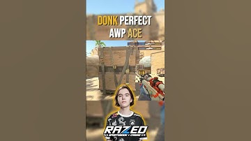 DONK SHOWING ALL HIS AWP POWER IN AN ABSURD ACE  #donk #faceit10lvl #csgo #cs2 #cs2moment