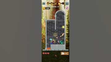 Pin Pull Rescue Hero Level 19 gameplay (iOS Android)