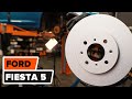 How to change front brake discs and front brake pads on FORD FIESTA 5 TUTORIAL | AUTODOC