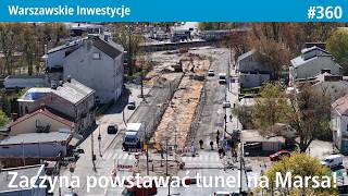 #360 Rozpoczęła się budowa Tunelu Marsa w Rembertowie pod torami! - Warszawskie Inwestycje