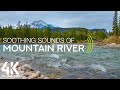 8 Hours Soothing River Sounds for Concentration and Work - 4K Amazing Serenity of a Mountain River