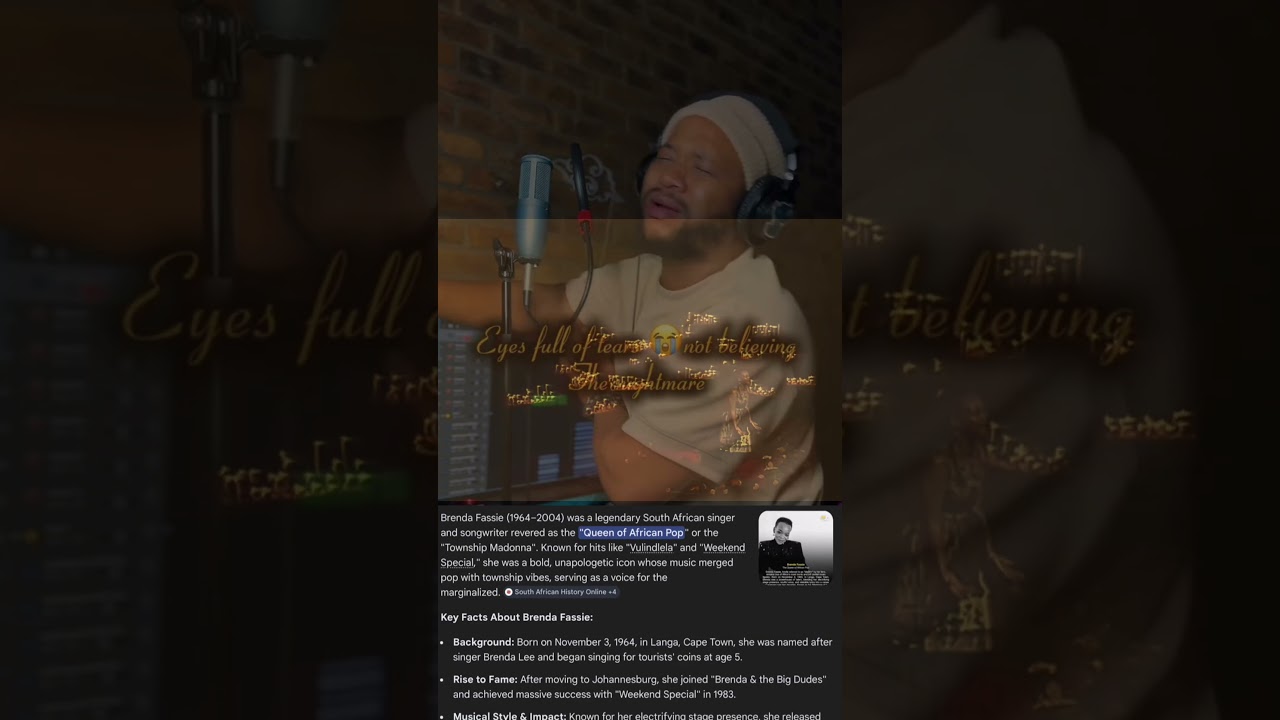The Queen of Afro Pop- Brenda Fassie RIP