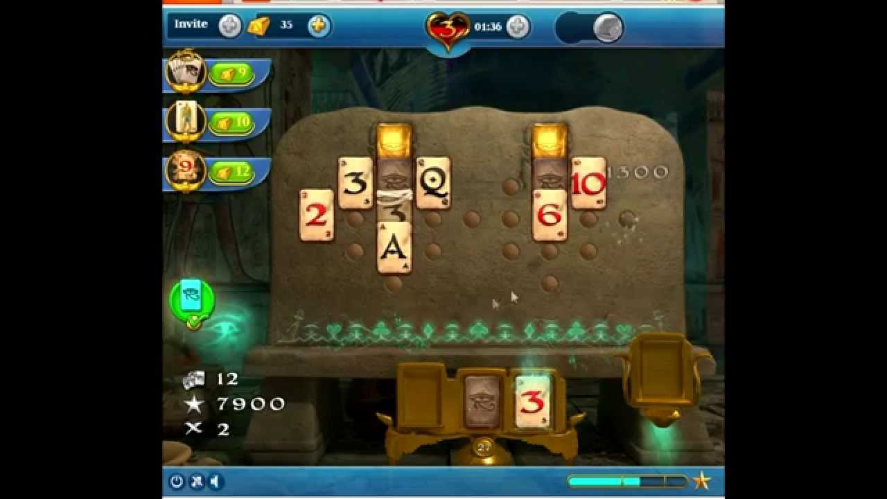 Pyramid Solitaire Saga level 36, 3 stars 😈
