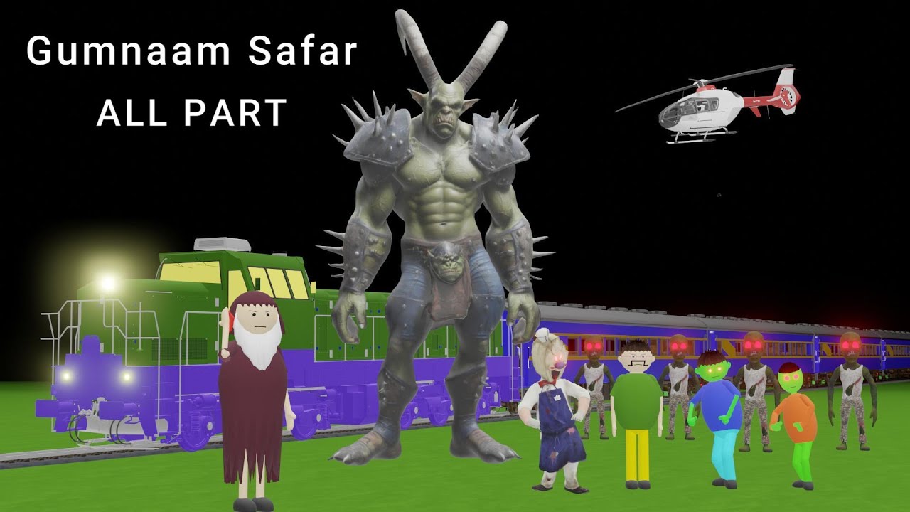 Gumnaam Safar  All-Part | Gulli Bulli | MAKE JOKE HORROR CARTOON | MAKE JOKE HORROR