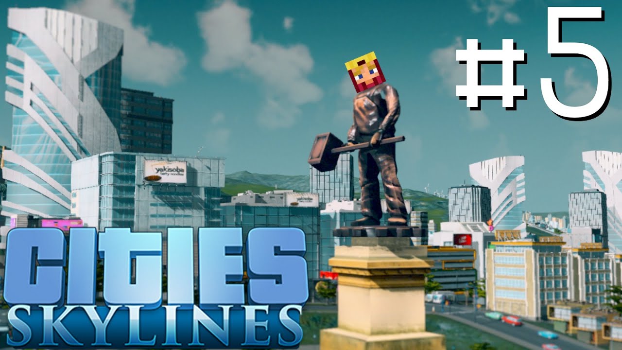 Cities Skylines Let's Play: Part 5 ►All The Roundabouts◄ (Gameplay & Tutorial 1080p 60fps) cities skylines guide bus