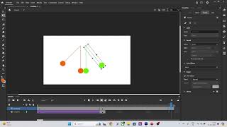 Newton's Colliding Pendulum in Adobe Animate