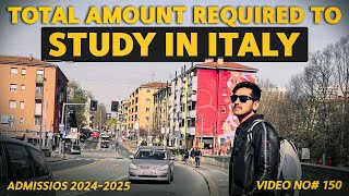 Total expenses to study in Italy 2024 | Just 50k | Detailed#italystudentvisa #elyasnagri #italystudy