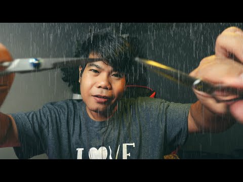 ASMR Thai ✂️ ตัดผมแคะหู ในวันฝนตก 🌧️ ซาลอนริมทาง💈 EP.32 Haircut ✂️ Rain Sound (Roleplay)