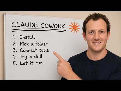 Claude Cowork Clearly Explained (easy beginner setup guide)