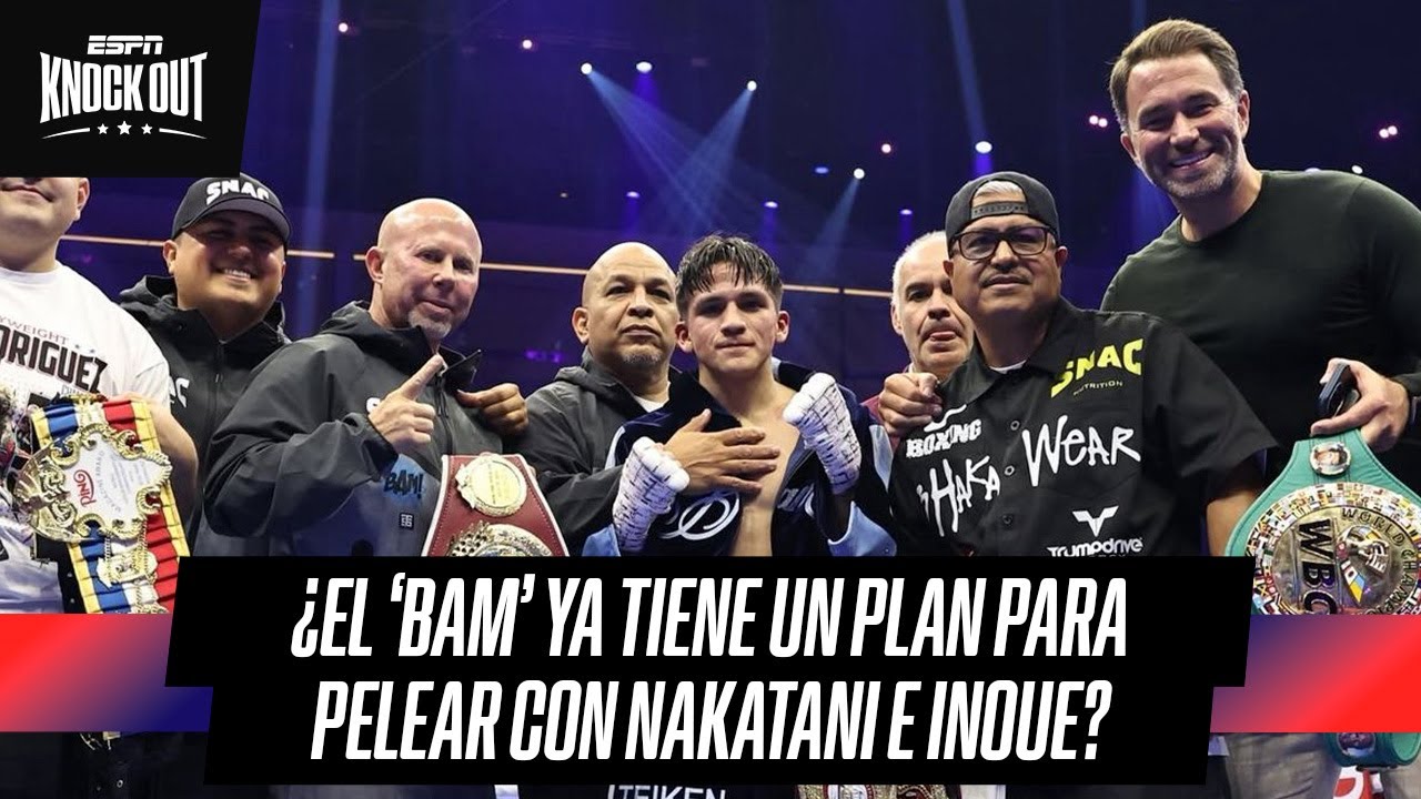 "Hasta ahora vimos un 50% del 'Bam' Rodriguez", la palabra de Robert García