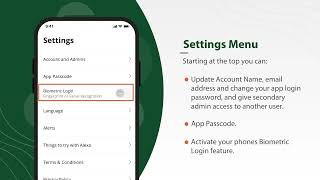 Learn about the Settings Menu in the Jade Wi-Fi App screenshot 3