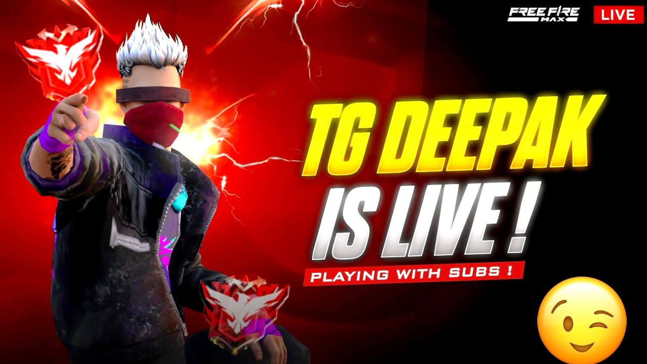 FREE FIRE🔥 MAX PLAYING WITH SUBS NEW SEASON BR RANK PUSH TELUGU LIVE ...