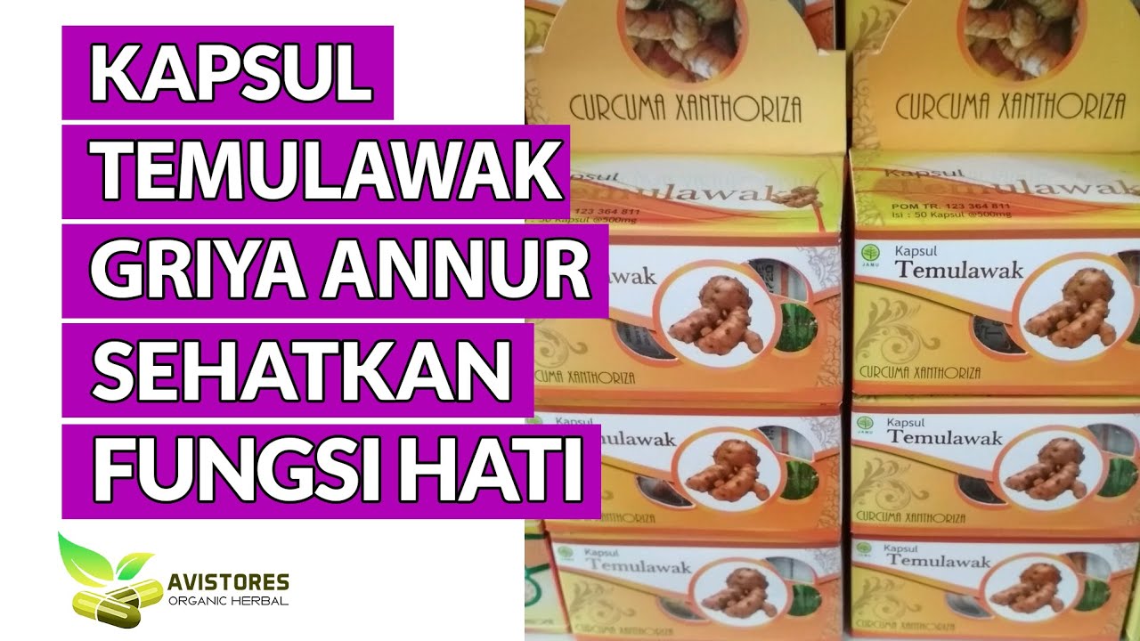 Jual Kapsul Temulawak Griya Annur Membantu Kesehatan Fungsi Hati Di Jaka Kesehatan Youtube Hati