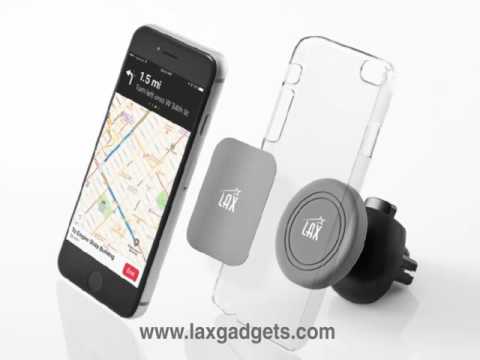 LAX Orbit Magnetic Car Air Vent Phone Holder for iPhone, Samsung, Smartphones LAX Orbit Magnetic Car Air Vent Phone Holder for iPhone, Samsung, Smartphones