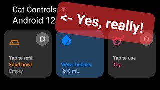 Android 12 (Android S) Neko Cats Easter Egg Working.