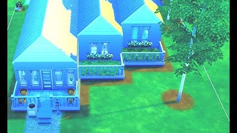 The Sims 4 - House Build - The One Solid Colour Challenge! - Part 2