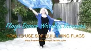 How to Use SOE Quill Wing Flags -NEw 2016 Silk Flag Collection