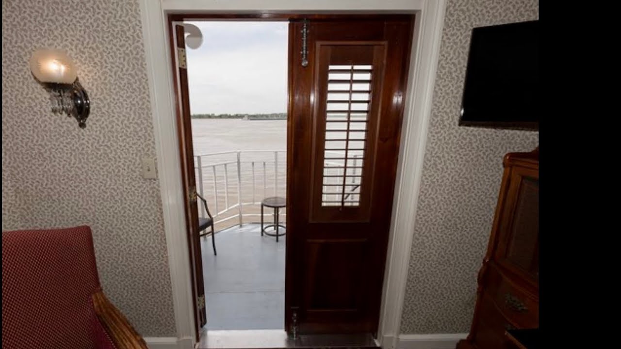 American Queen Steamboat private Verandah cabin 330 tour