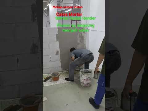 semen instan Render, pelster yg sekaligus menjadi acian