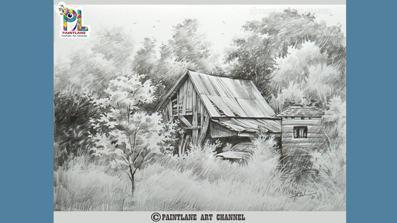 Buy Vintage Homestead Pencil Drawing of Old Maine Farm House Barn Online in  India  Etsy