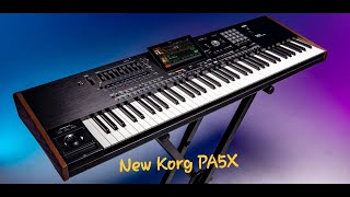 картинка: Первый взгляд на KORG PA5X  [По Русский] . Часть 1/2