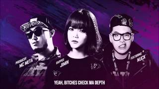 [HD] Jimin (AOA), MC Meta, Nuck - T4SA (Unpretty Rap Star) [English Subbed]