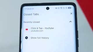 Vivaldi Browser: How to Find Closed Tabs