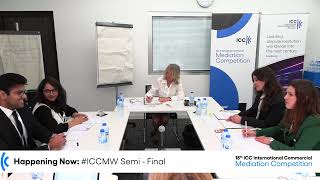 ICC Mediation Week: Live SemiFinals, University of Trento and NALSAR University of Law