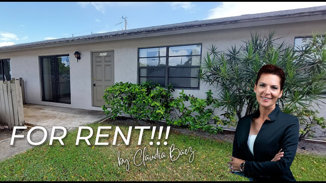 Closed! 3527 Melaleuca Ln, Lake Worth. Price $2,150