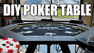 DIY Octagon Poker Table with LED Lighting ♠