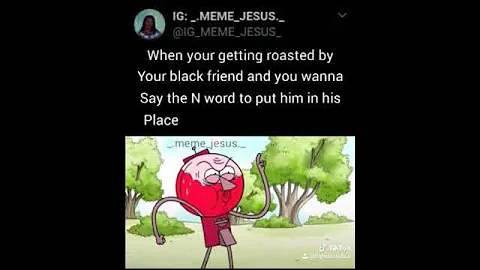 Benson almost says the N word - regular show