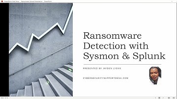 Ransomware Detection with Sysmon & Splunk (Part 1 Intro)