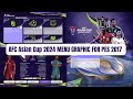 PES 2017 | AFC Asian Cup 2024 Menu Graphic Version For All Patches ( Download & Install )