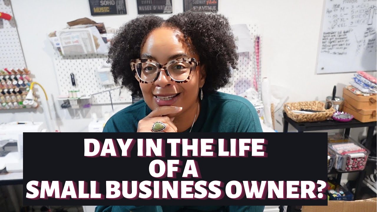 DAY IN THE LIFE OF A SMALL BUSINESS OWNER | HANG OUT WITH ME - YouTube