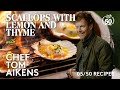 Big Green Egg | 50 years | 50 recipes | Tom Aikens Scallops with lemon and thyme