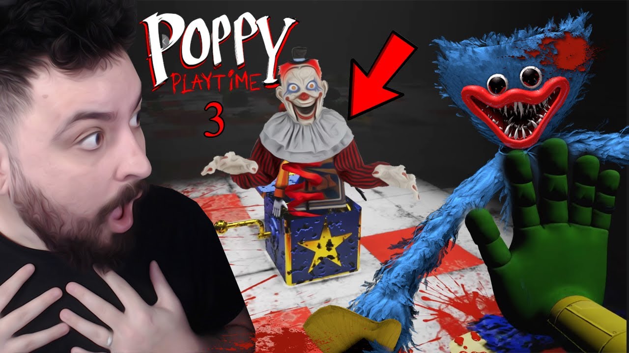 Novo inimigo de POPPY PLAYTIME Capítulo 3 será um PALHAÇO! Segredo