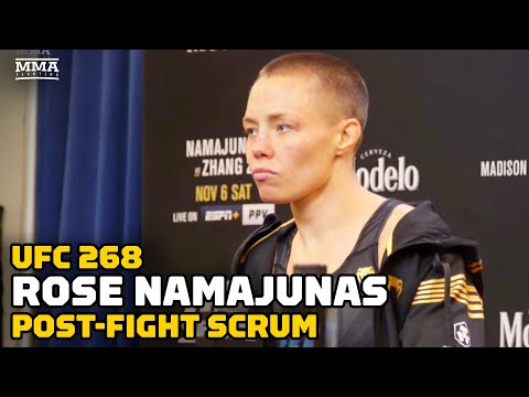 Rose Namajunas Reveals Verbal Exchange With Zhang Weili, Open To Fighting Carla Esparza | UFC 268