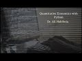 Quantitative Economics with Python - Intro