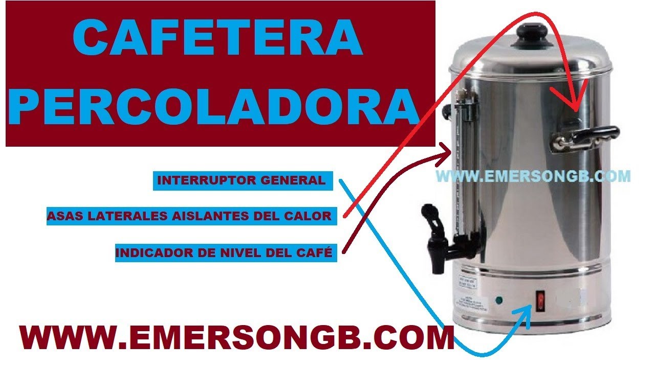 Cafetera percoladora ⌛⏳ - Como hacer cantidad de café ‼‼ - YouTube