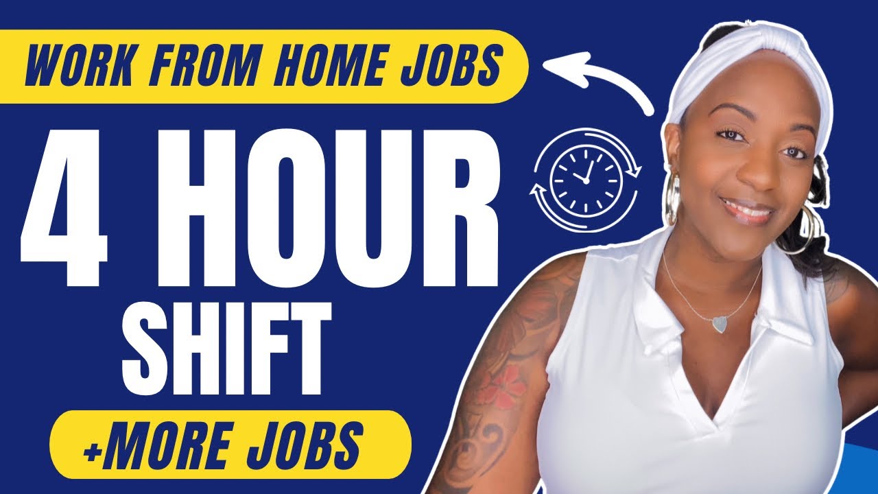 🙌🏾 SHORT 4 Hour Shift - Part Time Work From Home Jobs 2026