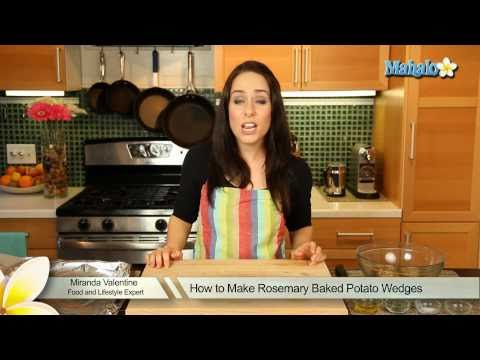 How to Make Rosemary Baked Potato Wedges