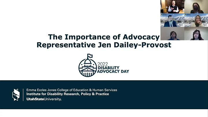 Disability Advocacy Day 2022: Representative Jenni...