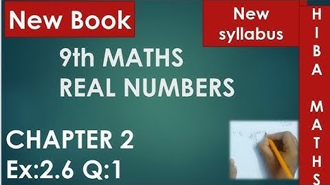 9th maths chapter 2 exercise 2.6 question 1 new book new syllabus tn samacheer