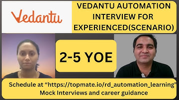 Vedantu Automation Testing Interview Experience | Real Time Interview Questions and Answers