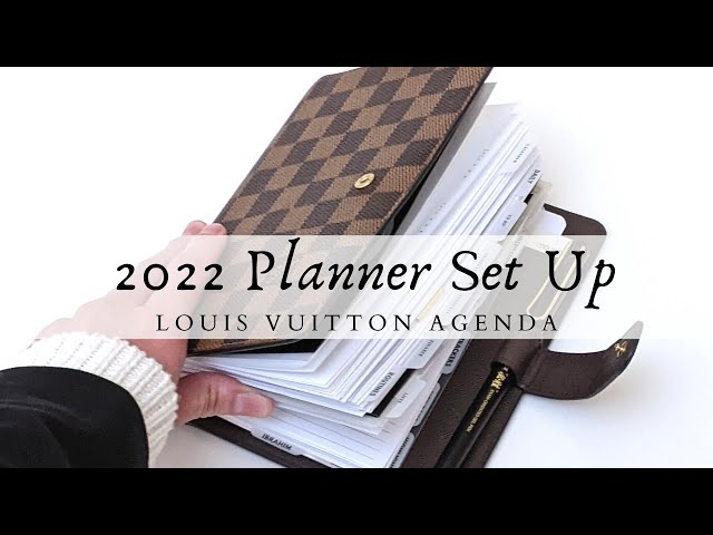 Louis Vuitton MM Agenda Set Up in 2023  Planner setup, Agenda planner,  Planner inspiration
